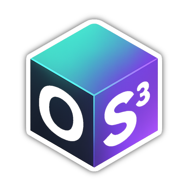 OS³ security studio logo